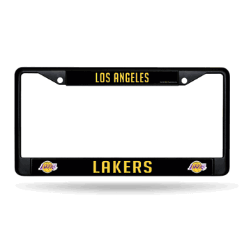 Los Angeles Lakers Primary Black Chrome Frame with Plastic Inserts 12