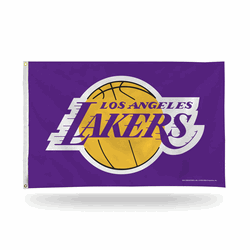 Los Angeles Lakers Purple 3' x 5' Banner Flag
