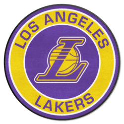 Los Angeles Lakers Roundel Rug - 27in. Diameter