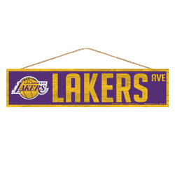 Los Angeles Lakers Sign 4x17 Wood Avenue Design