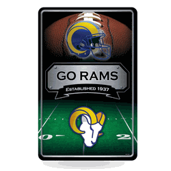 Los Angeles Rams  11" x 17" Home Decor Sign