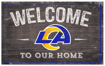Los Angeles Rams 11x19 Welcome to our Home Sign