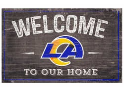 Los Angeles Rams 11x19 Welcome to our Home Sign
