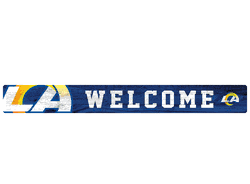 Los Angeles Rams 16in. Welcome Strip