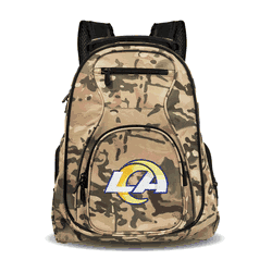 Los Angeles Rams 19" Premium Laptop Backpack, Camo