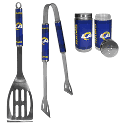 Los Angeles Rams 2pc BBQ Set with Tailgate Salt & Pepper Shakers