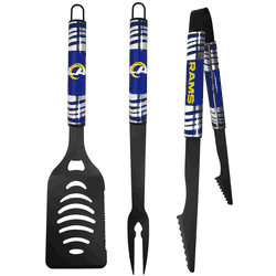 Los Angeles Rams 3 pc Black Tailgater BBQ Set