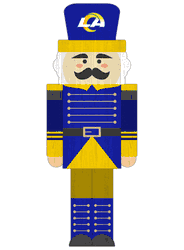 Los Angeles Rams 31" Nutcracker Leaner