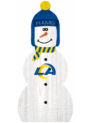 Los Angeles Rams 31" Snowman Leaner