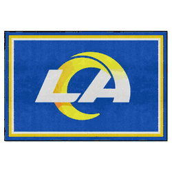 Los Angeles Rams 5ft. x 8 ft. Plush Area Rug