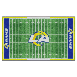 Los Angeles Rams 6 ft. x 10 ft. Plush Area Rug