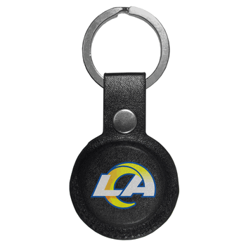 Los Angeles Rams AirTag Compatible Leather Key Chain