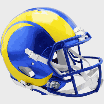 Los Angeles Rams  Authentic Speed Full Size Football Helmet