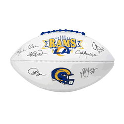 Los Angeles Rams Autograph Signature Football