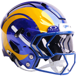 Los Angeles Rams Axiom Authentic Full Size Football Helmet