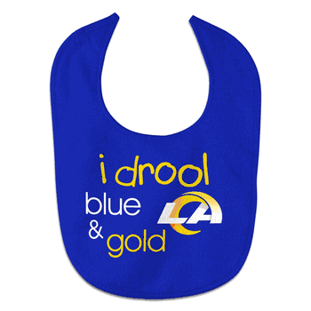 Los Angeles Rams Baby Bib All Pro Style I Drool Design