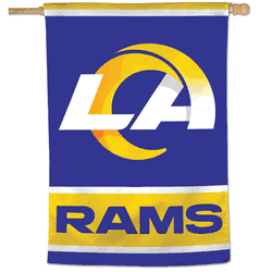 Los Angeles Rams Banner 28x40 Vertical