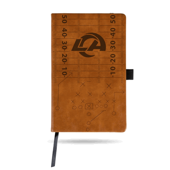Los Angeles Rams Brown Laser Engraved Small Notepad