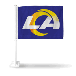 Los Angeles Rams Car Flag