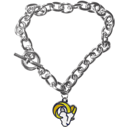 Los Angeles Rams Charm Chain Bracelet