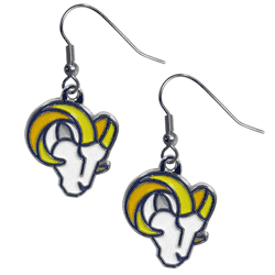 Los Angeles Rams Chrome Dangle Earrings
