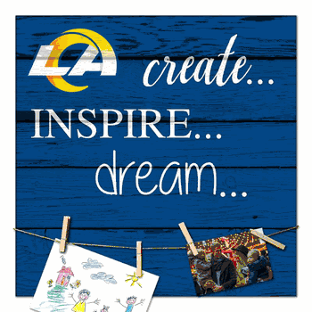 Los Angeles Rams Create, Inspire, Dream Sign