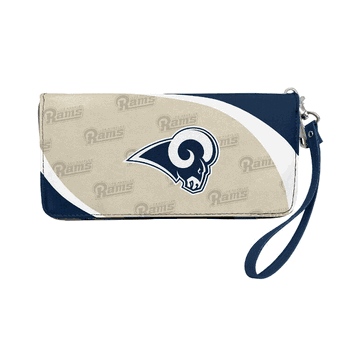 Los Angeles Rams Curve Zip Organizer Wallet
