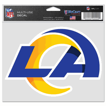 Los Angeles Rams Decal 5x6 Multi Use Color
