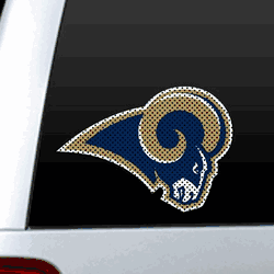 Los Angeles Rams Diecut Window Film