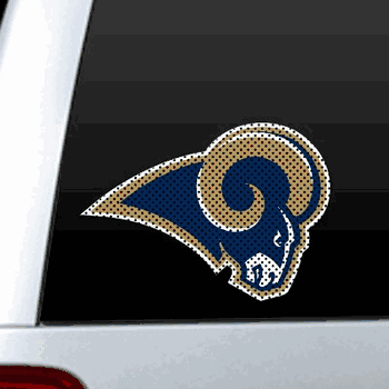 Los Angeles Rams Diecut Window Film
