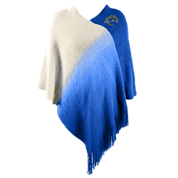Los Angeles Rams Dip Dye Poncho Navy