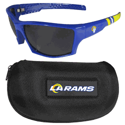 Los Angeles Rams Edge Wrap Sunglass and Case Set