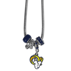 Los Angeles Rams Euro Bead Necklace