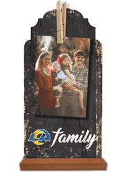 Los Angeles Rams Family Clothespin 6x12