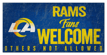Los Angeles Rams Fans Welcome Sign