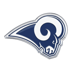 Los Angeles Rams Heavy Duty Aluminum Embossed Color Emblem
