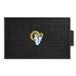 Los Angeles Rams Heavy Duty Vinyl Medallion Door Mat - 19.5in. x 31in.