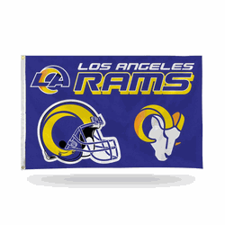 Los Angeles Rams Helmet 3' x 5' Banner Flag