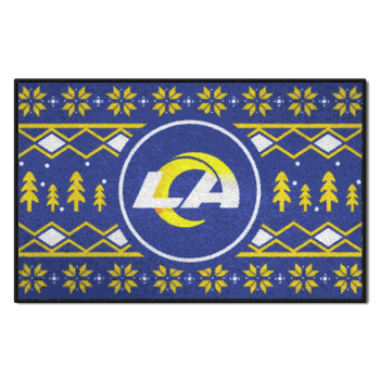 Los Angeles Rams Holiday Sweater Starter Mat Accent Rug - 19in. x 30in.