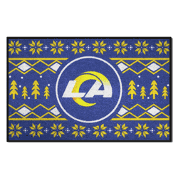 Los Angeles Rams Holiday Sweater Starter Mat Accent Rug - 19in. x 30in.