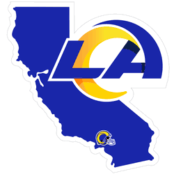 Los Angeles Rams Home State Decal