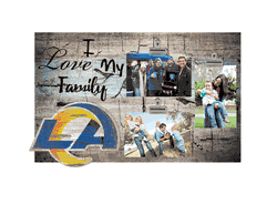 Los Angeles Rams I Love my Family Clip Frame