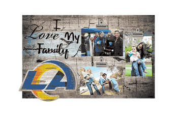 Los Angeles Rams I Love my Family Clip Frame