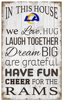 Los Angeles Rams In This House 11x19 Sign
