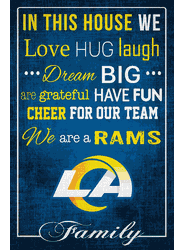 Los Angeles Rams In This House 17x26