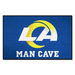 Los Angeles Rams Man Cave Starter Mat Accent Rug - 19in. x 30in.