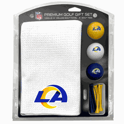 Los Angeles Rams Microfiber Towel Gift Set - 16 x 40 (White)