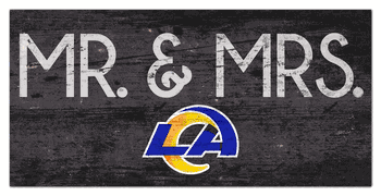 Los Angeles Rams Mr & Mrs Sign