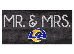 Los Angeles Rams Mr & Mrs Sign