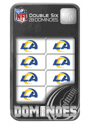 Los Angeles Rams NFL Dominoes